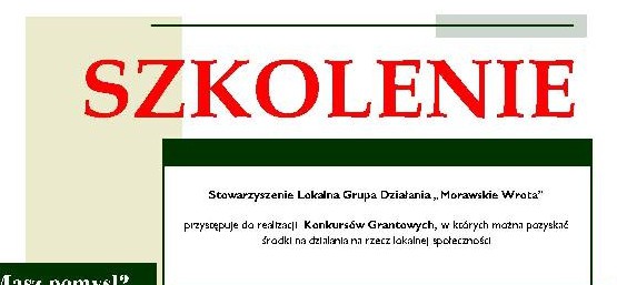 Szkolenie - GRANTY