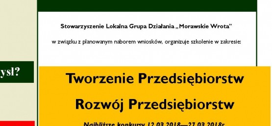 Prezentacje ze szkolenia dla Przedsiębiorców