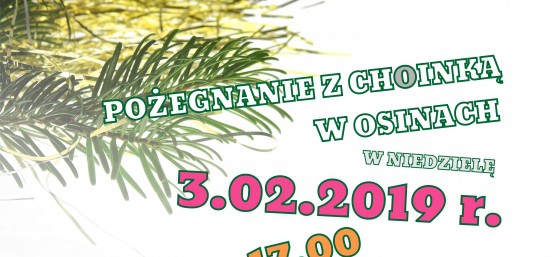 POŻEGNANIE Z CHOINKĄ