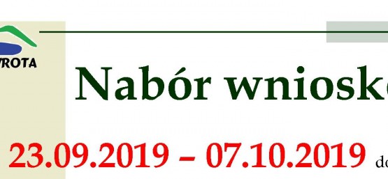 OGŁOSZENIE O KONKURSACH GRANTOWYCH - NABÓR 2019