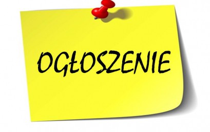 OGŁOSZENIE 3/2021
