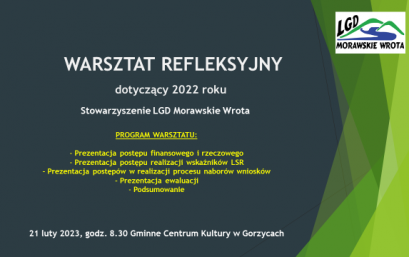 WARSZTAT REFLEKSYJNY DOTYCZĄCY 2022 ROKU